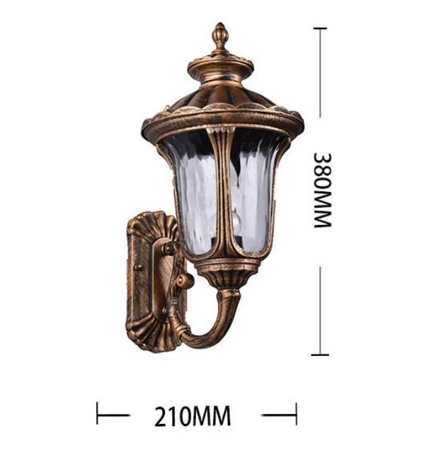 Lampa de frenat exterior de Retro Metal de Socket E27